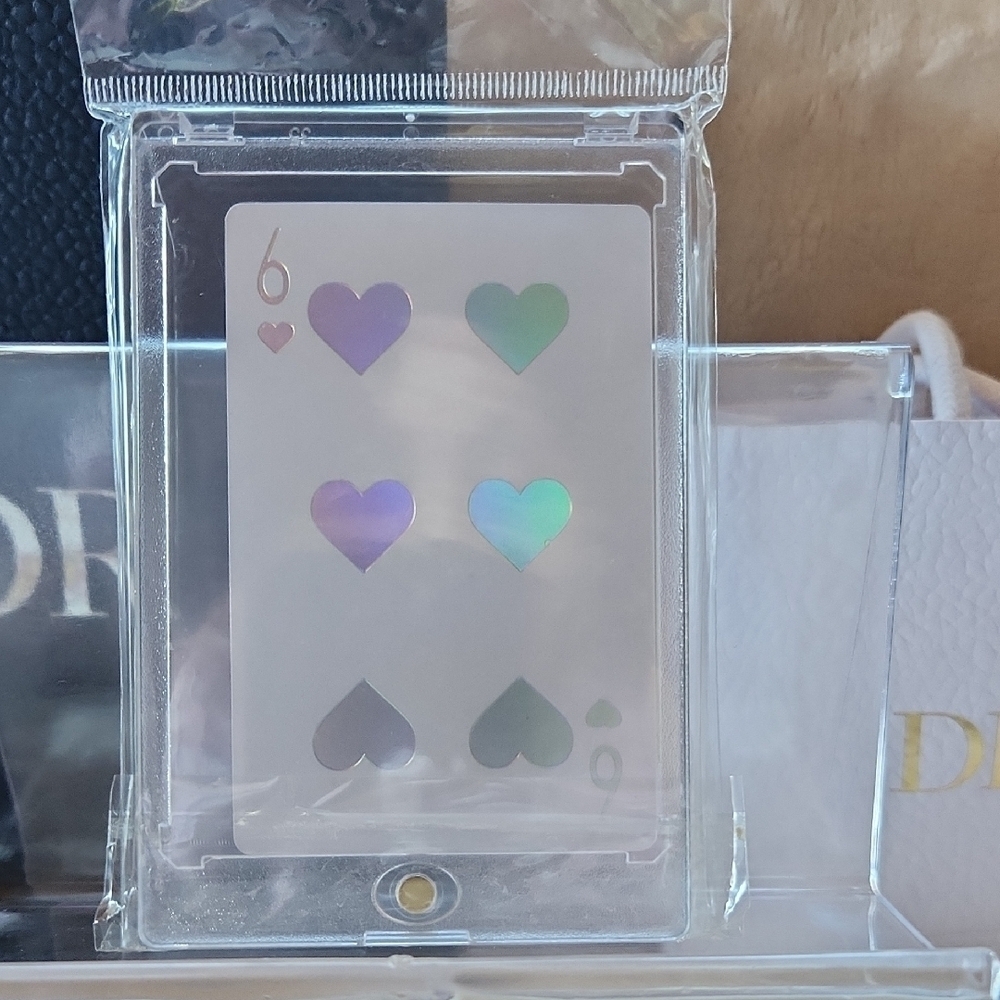 Dior Joy Limited Edition Playing Holographic Card/Bag Charm